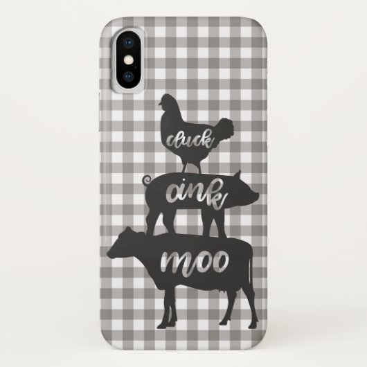 ニワトリ 豚 牛 ファームハウス ブライド Case-Mate iPhoneケース (裏面)