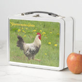 ニワトリ,雄鶏,動物,鳥,農場,農業, メタルランチボックス (インサイチュ)