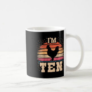 ニワトリ 10歳の誕生日 おとこのこ おんなのこ 10才 ニワトリ コーヒーマグカップ