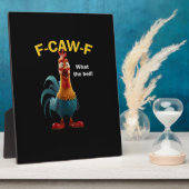 ニワトリ F-CAW-F F-caw-F フォトプラーク (側面)