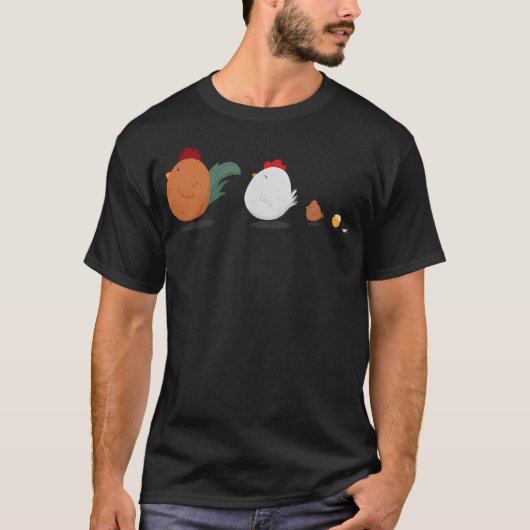 ニワトリ Tシャツ (正面)