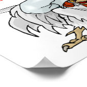 ニワトリATTILA ポスター (角)