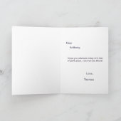 ニンおもしろいニクハッピーバースデースティユーモアのあるン間抜け カード (内部)