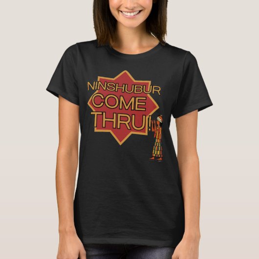 ニンシュブルブリューが通り抜ける Tシャツ (正面)