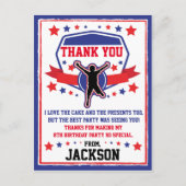 ニンジャウォリアー ありがとう ポストカード (正面)