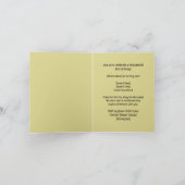 ニンジンとして甘い：最初の誕生日Bash カード (内部)