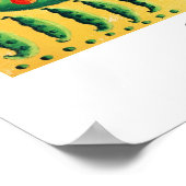 ニンジンとエンドウ ポスター (角)