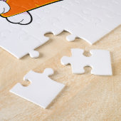 ニンジンとハートのウサギ ジグソーパズル (側面)