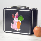 ニンジンとハートのウサギ メタルランチボックス (インサイチュ)