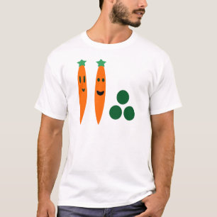 ニンジンとピース Tシャツ