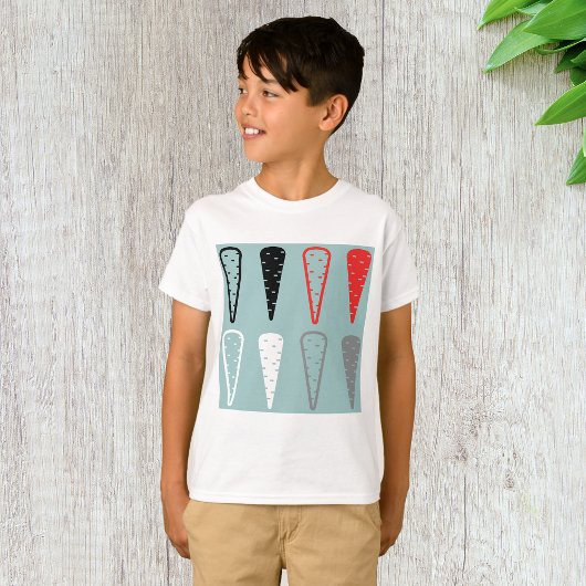 ニンジンのアイコン Tシャツ