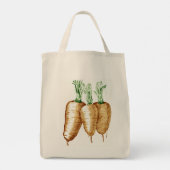 ニンジンのカスタマイズ可能買い物袋 トートバッグ (裏面)