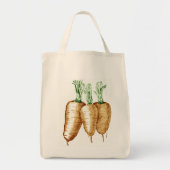 ニンジンのカスタマイズ可能買い物袋 トートバッグ (正面)