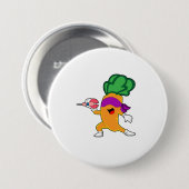 ニンジンのダーツダーツ 缶バッジ (正面&裏面)