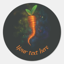 ニンジンのネオンラベルあなたのテキストをここに美味しいデザイン