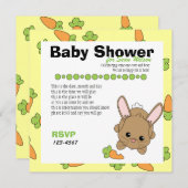 『ニンジンの一口』 招待状 (正面/裏面)