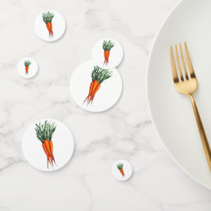 ニンジンの束オレンジ色の野菜ベジガーデン コンフェッティ