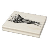 ニンジンの束オレンジ色の野菜ベジガーデン ラバースタンプ (スタンプ)