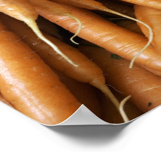 ニンジンの束 ポスター (角)