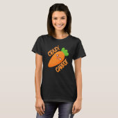 ニンジンの野菜熱狂するニンジンを散らすな Tシャツ (正面フル)