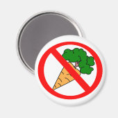 ニンジンはダメ！ マグネット (正面/裏面)