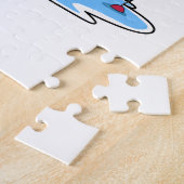 ニンジンをボートで魚釣りで魚釣り棒 ジグソーパズル (側面)