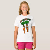 ニンジンを2人愛する Tシャツ (正面フル)