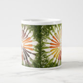 ニンジンカラフル野菜レインボパターンガーデン ジャンボコーヒーマグカップ (正面)