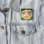 ニンジンカラフル野菜レインボパターンガーデン 缶バッジ (インサイチュ)