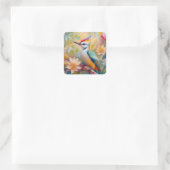 ニンジンギョクドリファンタジー鳥 スクエアシール (バッグ)