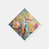 ニンジンギョクドリファンタジー鳥 スタンダードカクテルナプキン (角)