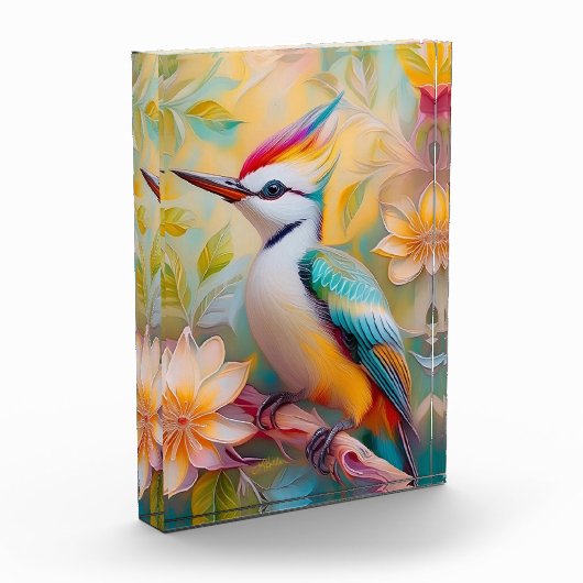 ニンジンギョクドリファンタジー鳥 フォトブロック (左)