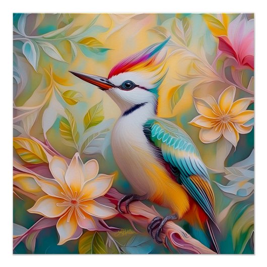 ニンジンギョクドリファンタジー鳥 ポスター (正面)