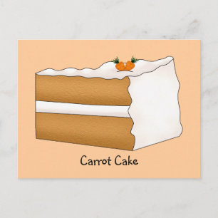 ニンジンケーキのレシピカード ポストカード