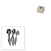 ニンジンベジタリアンビーガンメニューChoice Linocut ラバースタンプ (押印)