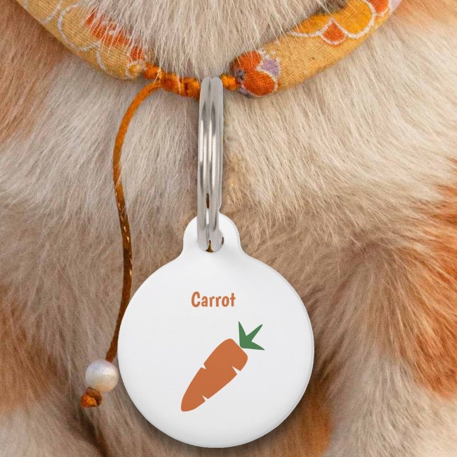 ニンジンペットタグ ペット　ネームタグ (Carrot Pet Tag)