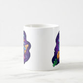 ニンジンロケットに乗る宇宙飛行士 コーヒーマグカップ (中央)