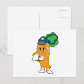 ニンジン交通整理官 駐車券 ポストカード (正面/裏面)