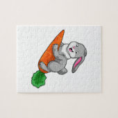 ニンジン付きウサギ ジグソーパズル (横)