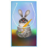 ニンジン付きウサギ スモールペーパーバッグ (裏面)