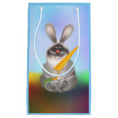 ニンジン付きウサギ スモールペーパーバッグ (正面)