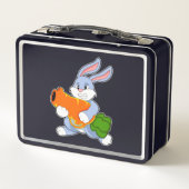 ニンジン付きウサギ メタルランチボックス (裏面)
