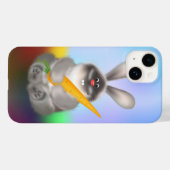 ニンジン付きウサギ Case-Mate iPhoneケース (裏面 (横))