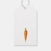 ニンジン付きリトルバニー – 赤ちゃん感謝していシャワーあなた ギフトタグ (裏面)