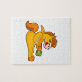 ニンジン付き馬 ジグソーパズル (横)