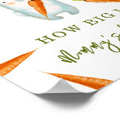 ニンジン入りバニー – ママの腹の大きさ ポスター (角)