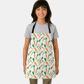 ニンジン全体のパターン エプロン (インサイチュ)