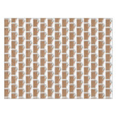 ニンジン層ケーキクリームチーズつや消しデザート テーブルクロス (正面(横))