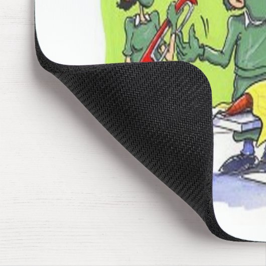 ニンジン手術おもしろいの医学の漫画 マウスパッド (コーナー)