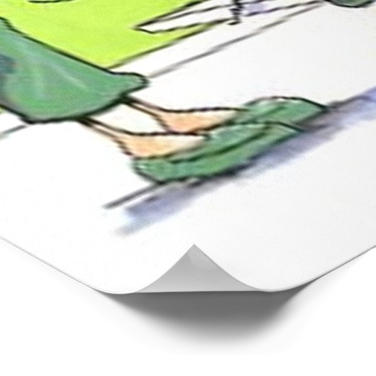 ニンジン手術おもしろい漫画ポスター ポスター (角)